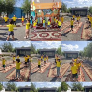 Күншуақ» тобы «Көңілді эстафета»